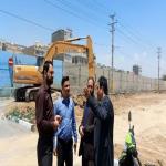 بازدید رئیس و اعضای شورای اسلامی شهر از پروژه های عمرانی سطح منطقه یک